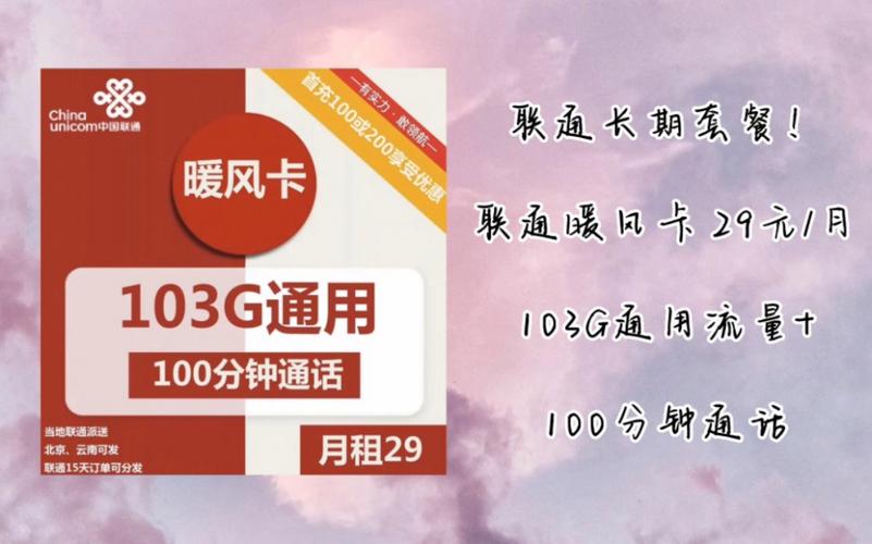 联通大流量长期套餐来袭广东流量王纯享版