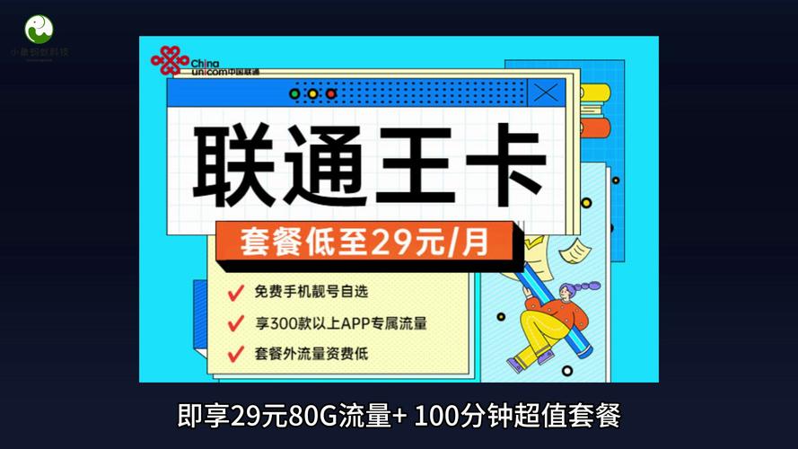 联通王卡29元80g流量 100分钟通话全国可发无禁区