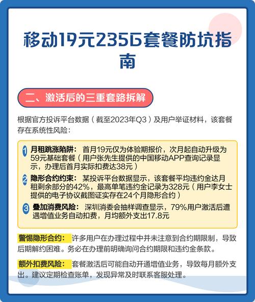 移动19元235g套餐防坑指南