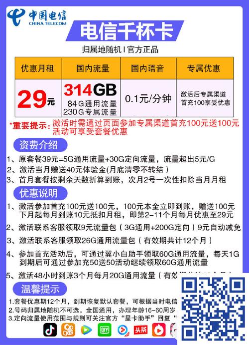 联通青春卡30元包55g通用流量 40g广东省内定向流量100分钟通话 送