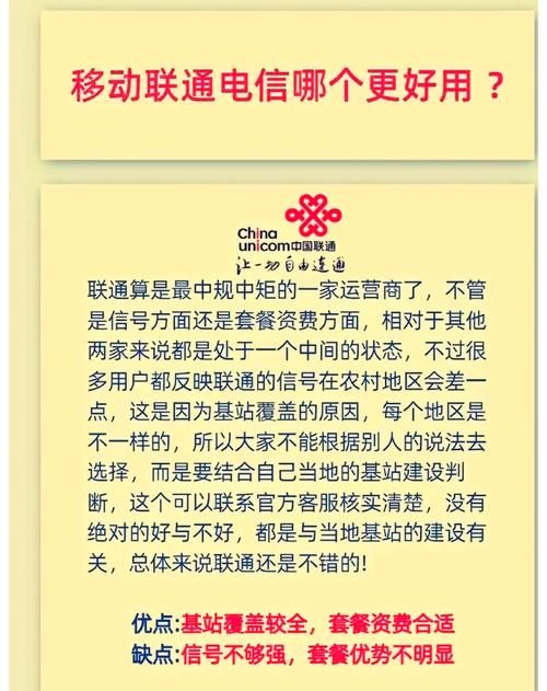移动联通电信哪家卡最好用