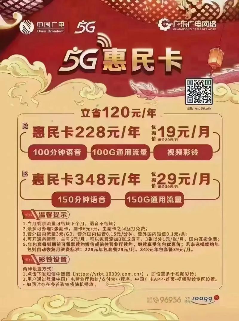获赞 37 关注 中国广电流量卡100g流量100分钟通话包年228元月租仅