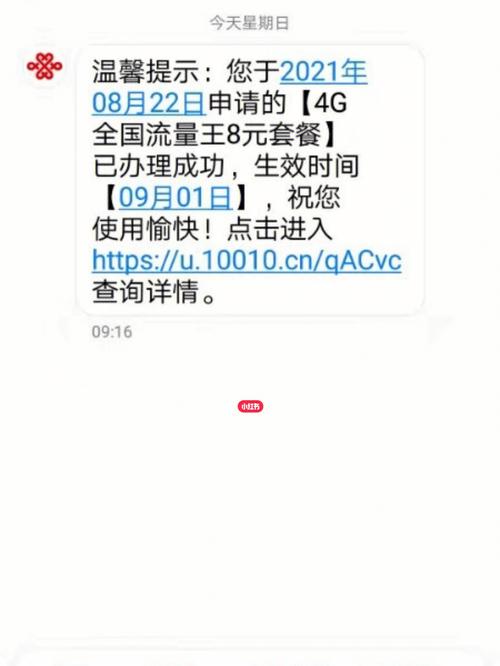 足不出户成功将联通大王卡变更为8元套餐