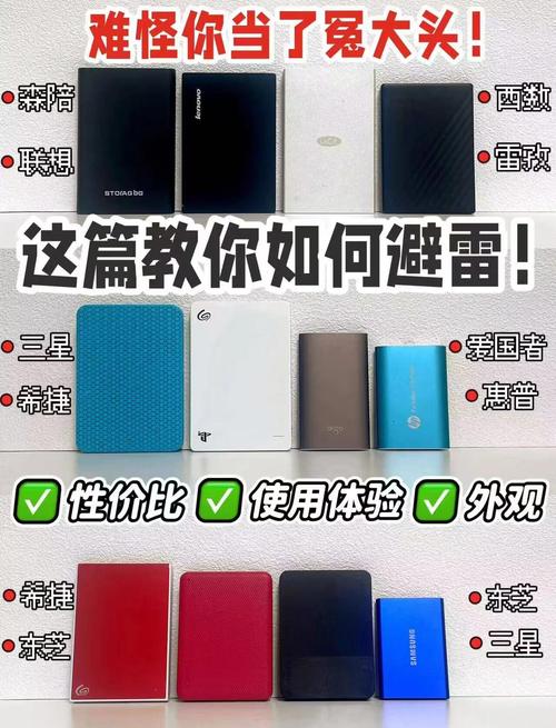 我也是参考了很多经验总结出了一些挑选移动硬盘的方法分享给大家