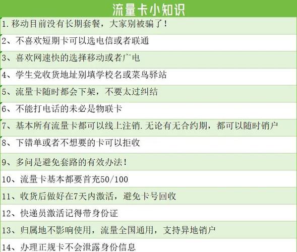 流量卡攻略省钱省心避坑指南