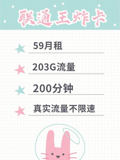 联通大流量卡来袭203g通用流量不限速