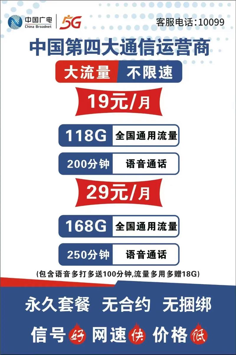 目前资费最低流量最多的唯一正规流量套餐中国广电惠民卡