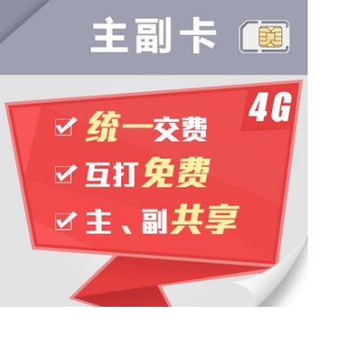 4g全国套餐副卡