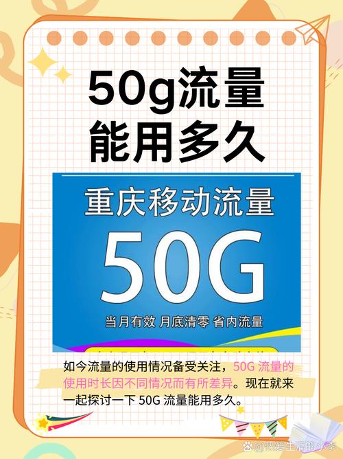 50g流量能用多久  在如今这个数字化时代流量的使用情况备受关注