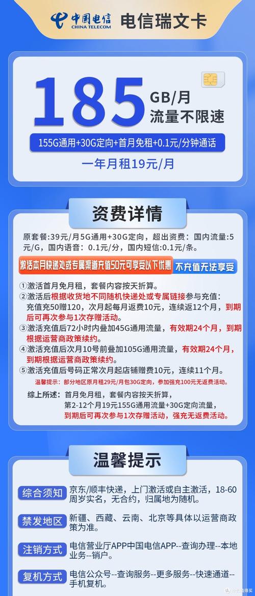 大流量卡只要19元月租我劝你要避雷