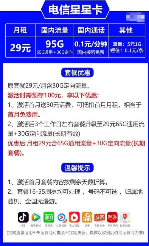 星卡电信定向流量全攻略：从免流应用到套餐选择，帮你省出奶茶钱