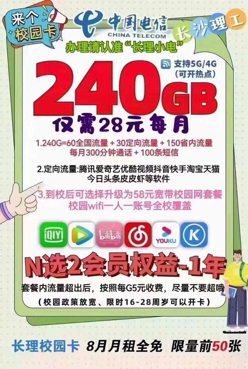 长沙理工大学电信校园卡办理优惠来啦 亲爱