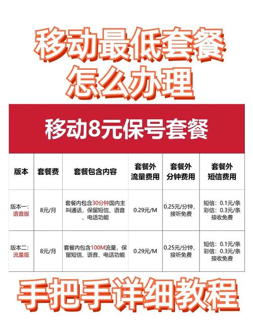  什么是移动8元保号套餐