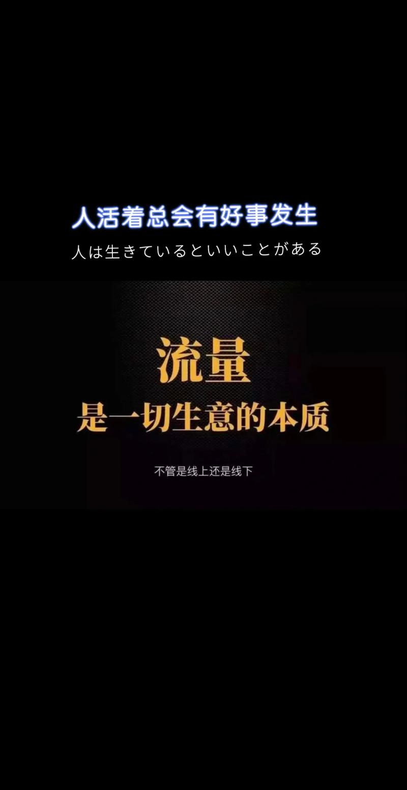 流量是一切生意的本质流量对应的其实是人除了其自身是否可