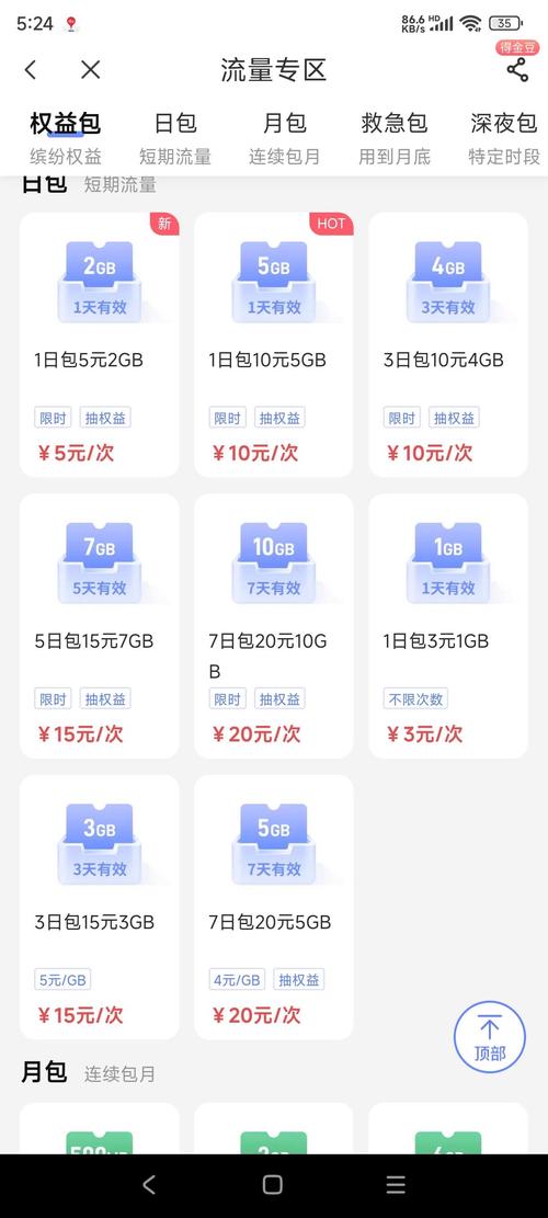 差不多1gb两块钱