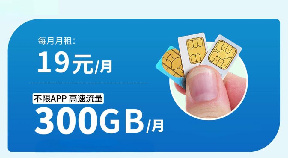 据说只要每月支付19元月租就可以享受300gb的不限速流量但不知道