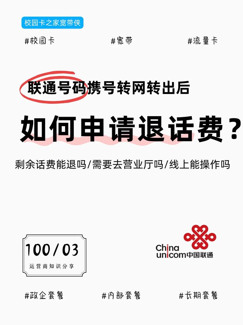 联通携号转网后话费怎么退出来