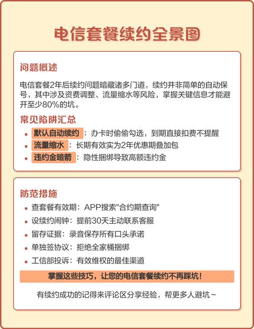 电信套餐2年后续约避坑指南