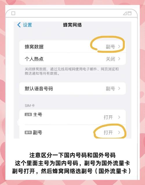 出国旅游双卡设置指南避免流量浪费