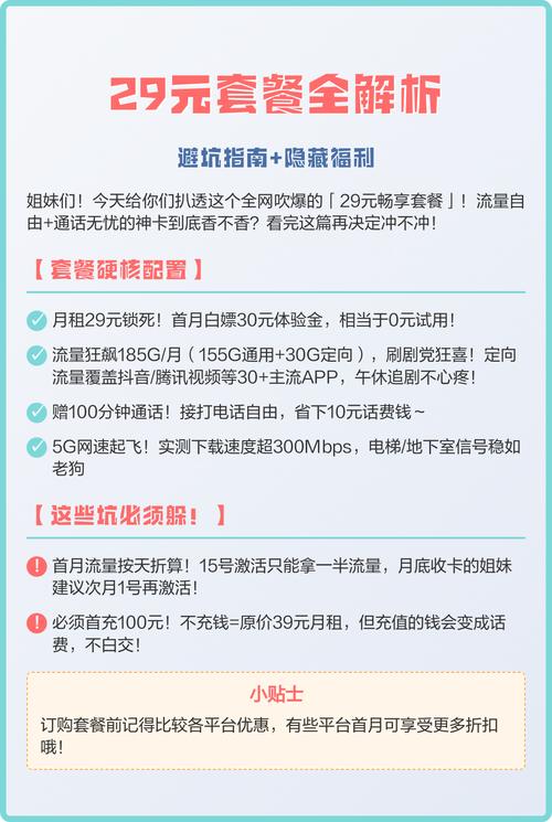 北京电信星卡套餐：29元真能玩转5G？亲测三个月的避坑指南+隐藏玩法全公开