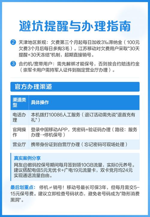中国移动保号指南省钱避坑全攻略