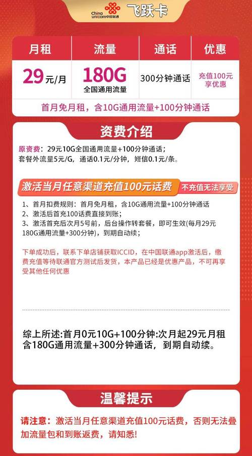 2025联通流量卡深度测评长期套餐 低月租值不值得办理吗