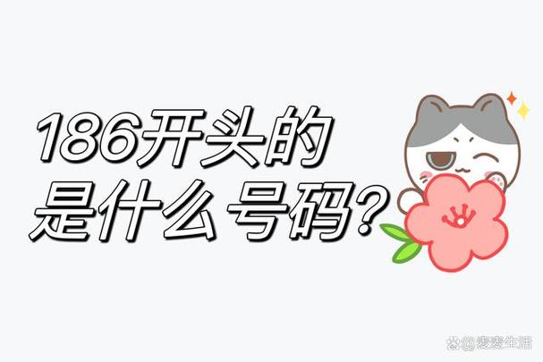 186开头的是什么号码