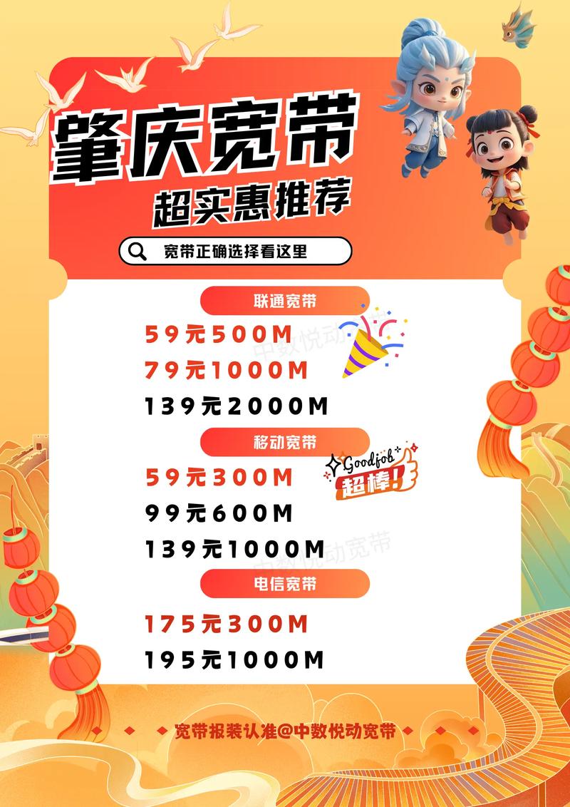 肇庆宽带大比拼哪个套餐最划算hey小伙伴们今
