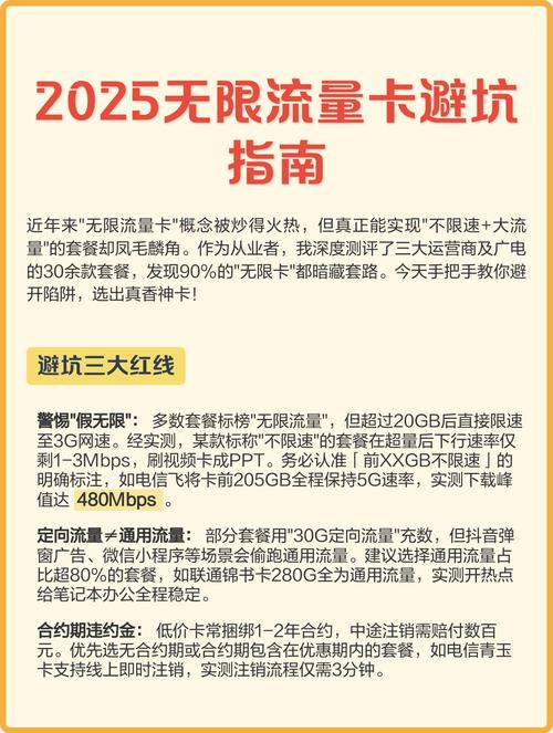 无月租手机卡，真实体验避坑指南（2025年最新出炉）
