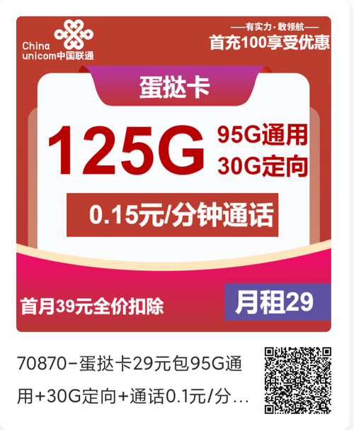二2025年联通各省份高性价比流量卡套餐大搜罗