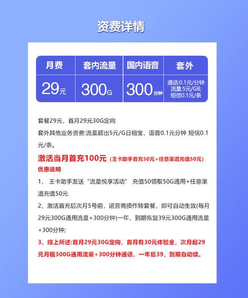 29元300g 长期套餐大杯流量卡到底怎么选不踩坑