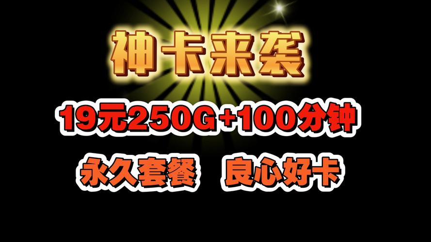19月租250g 100分钟永久套餐流量卡震撼登场2025流量卡推荐移动流量