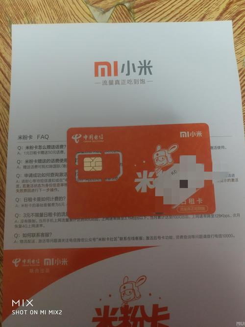 在应用商店抽到的米粉卡