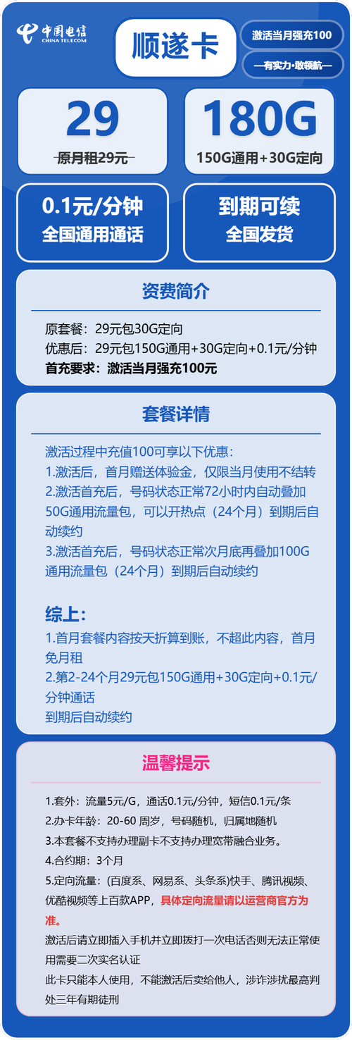 2025高性价比电信流量卡推荐 长期套餐介绍 办卡指南