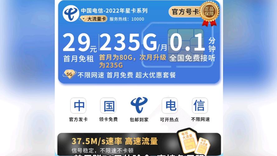 2025流量卡推荐长期流量卡测评电信移动联通广电5g