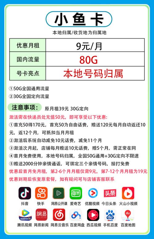 中国移动 china mobile 小鱼卡