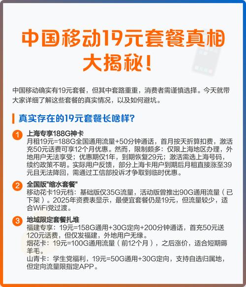 上海专享188g卡月租19元含188g全国流量 50分钟通话但仅限上海