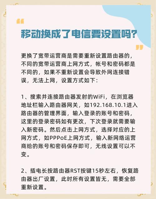 移动宽带转电信宽带路由器设置全攻略