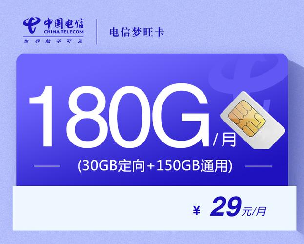 长期套餐29元180g流量立即到账浙江联通专属卡29元185g流量 100