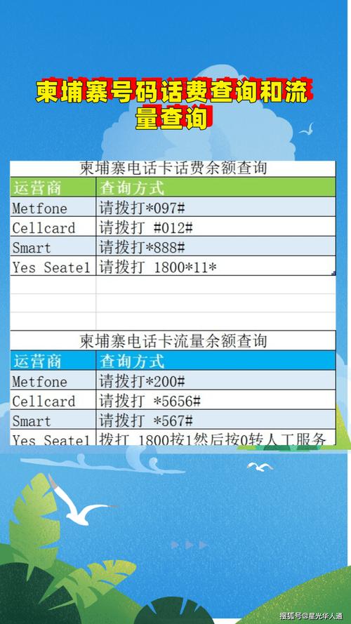柬埔寨号码话费流量余额查询以及充值步骤介绍