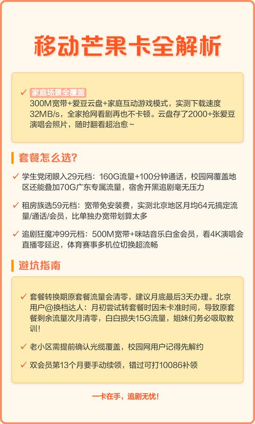 移动芒果卡全解析追剧党的宝藏套餐