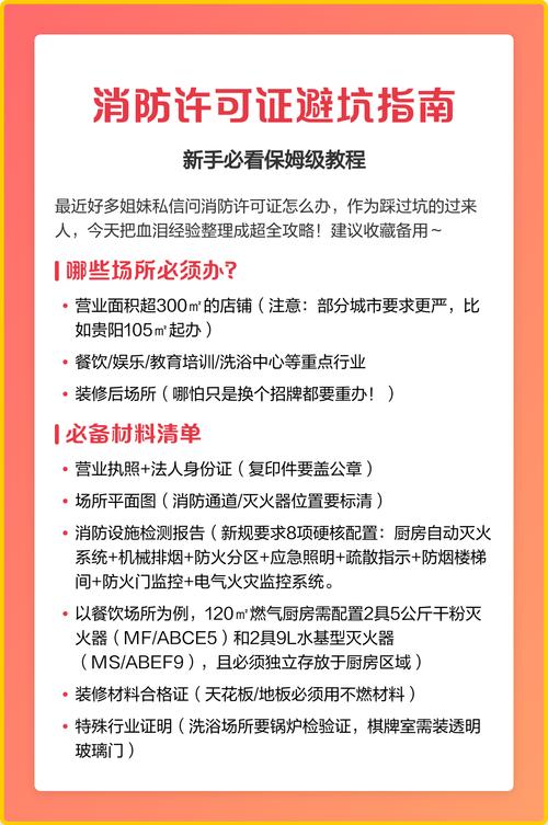 消防许可证避坑指南新手必看保姆级教程