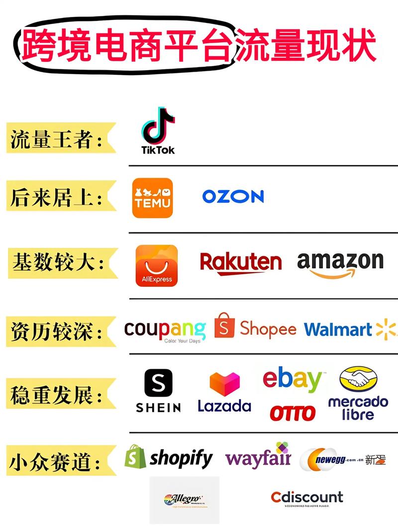 2025年跨境电商平台流量现状终于有人把市面上的跨境电商说