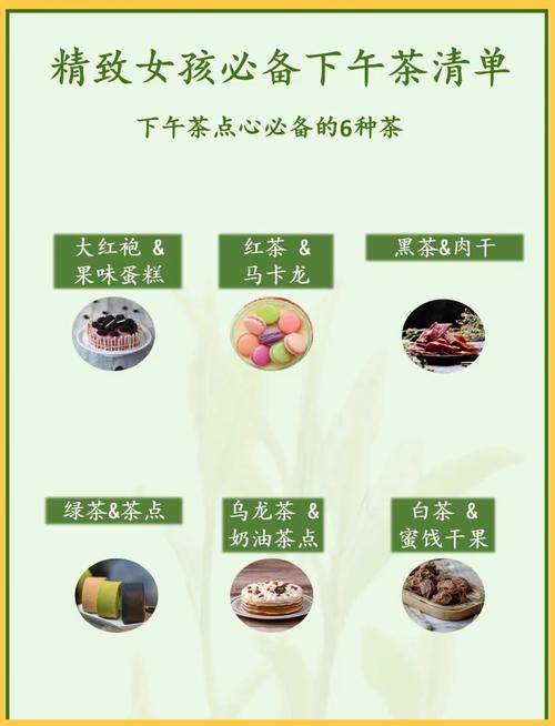 精致女孩下午茶点心搭配指南