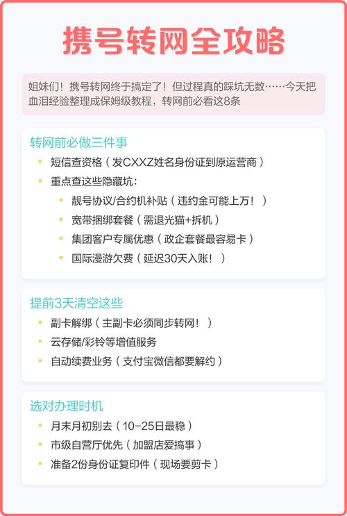携号转网全攻略手把手教你避坑省话费