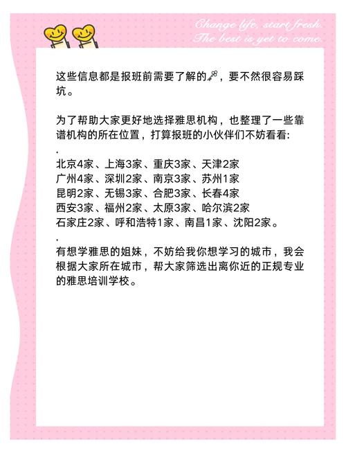 雅思培训避坑指南学姐亲身经历分享