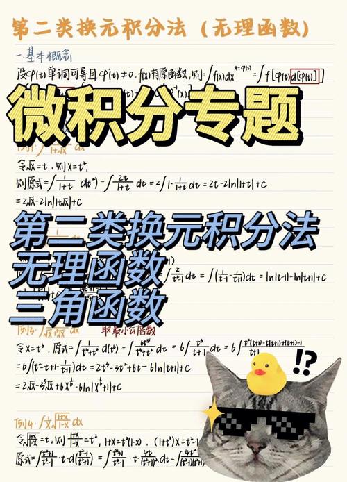 微积分技巧第二类换元积分法详解