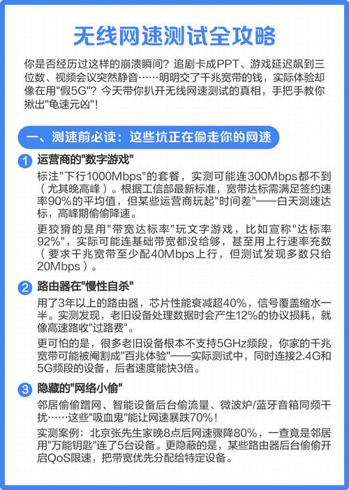无线网速测试全攻略避开这些坑