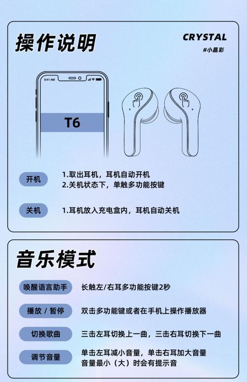 acefast t6小晶彩蓝牙耳机降噪无线运动适用苹果华为男女生日礼物