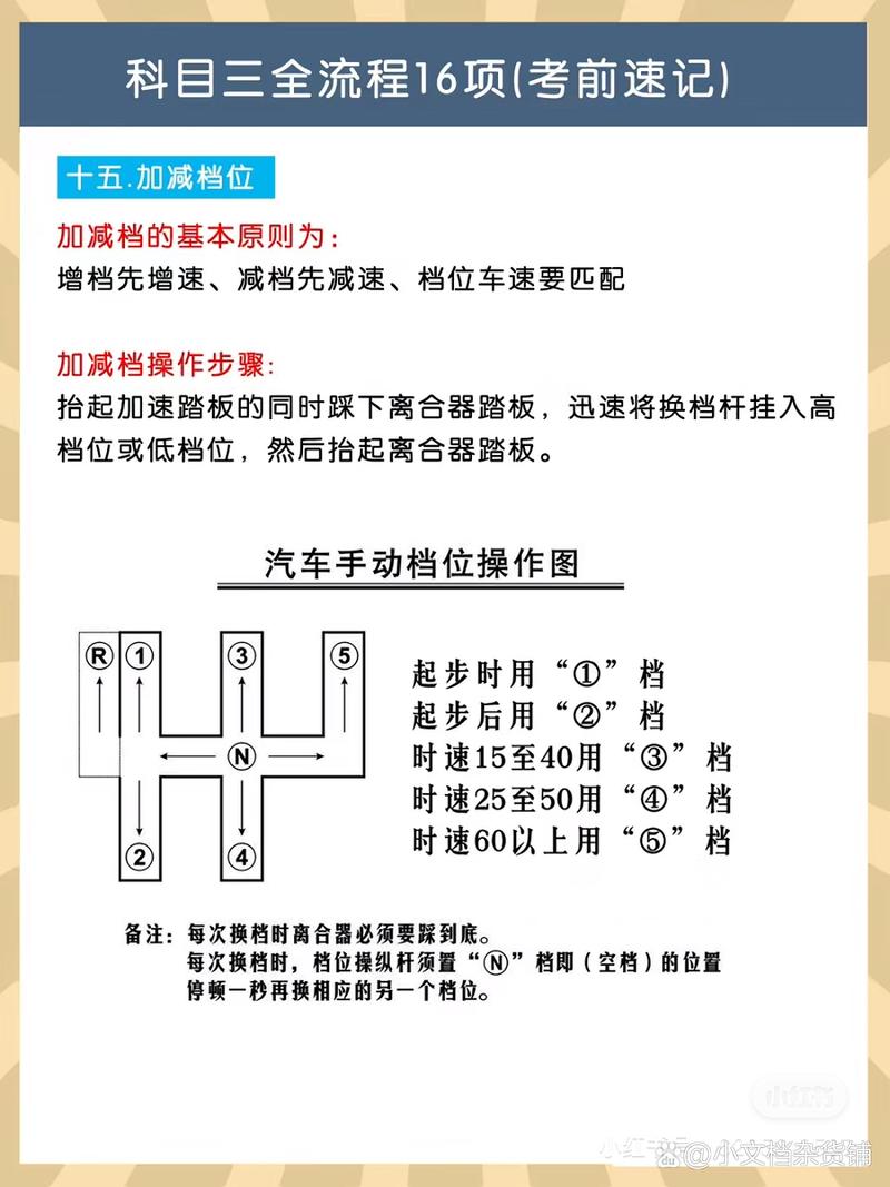 常州驾校科目三全流程16项考前速记 科目三16个流程太复杂记不住